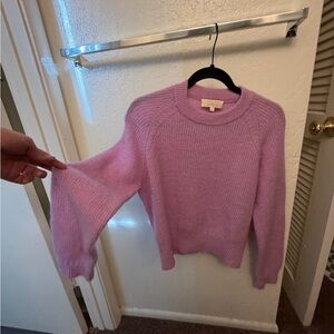Sezane Lilac Crew Neck Sweater